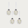 Neptune Christmas Decorations Default Merrivale Berry Sprig Glass Baubles, Set of 4