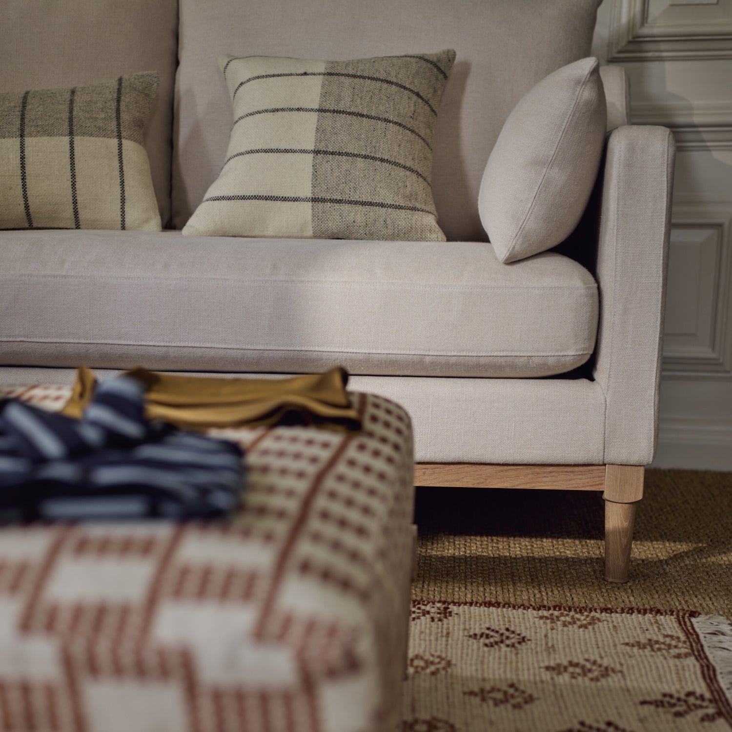 Neptune Cushions 45X45cm Adie Cushion, Natural