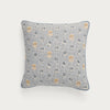 Neptune Cushions Clover Embroidered Scatter Cushion, Navy