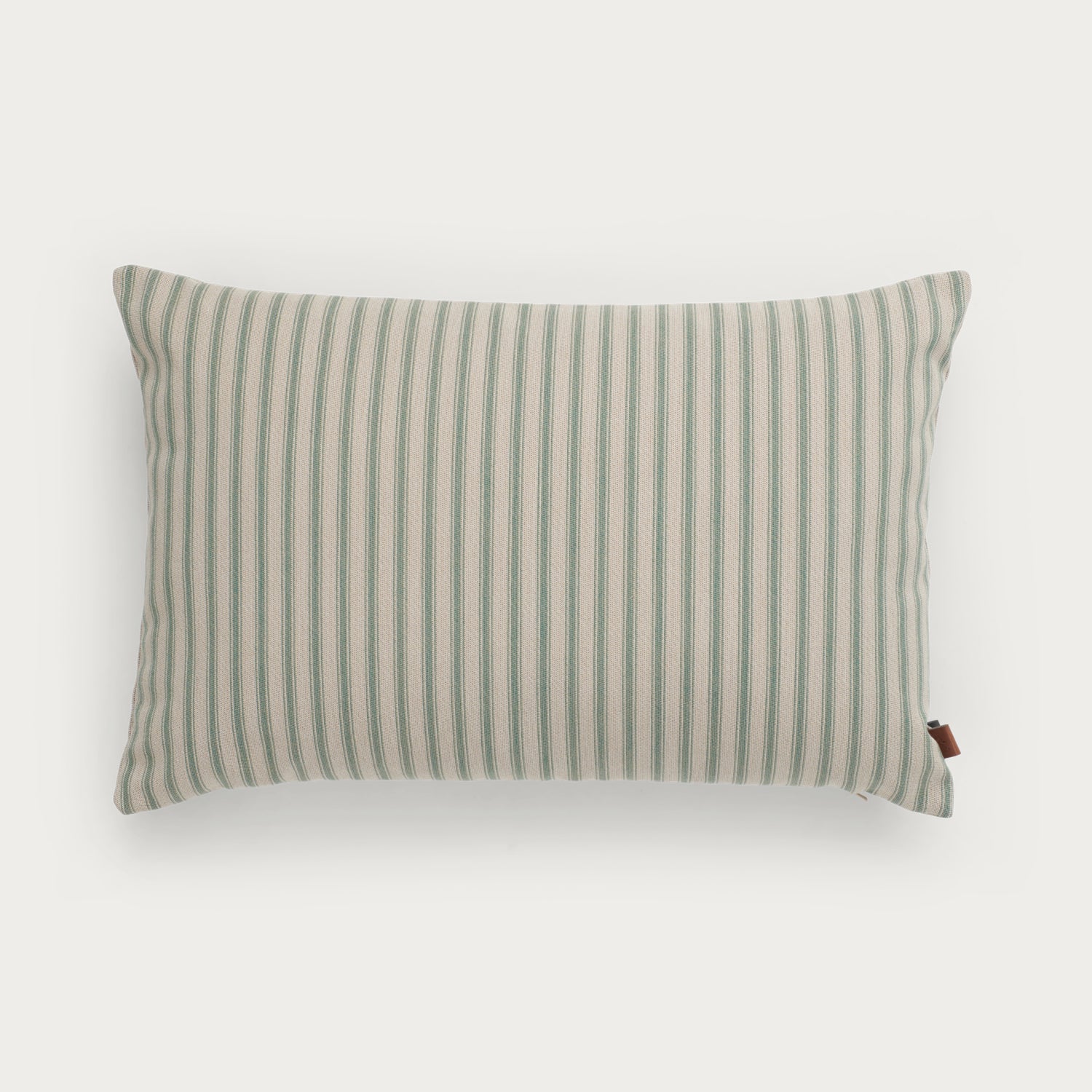 Neptune Cushions Fine Stripe Outdoor Bolster Cushion, Green