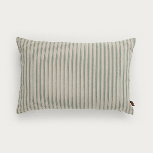 Neptune Cushions Fine Stripe Outdoor Bolster Cushion, Green