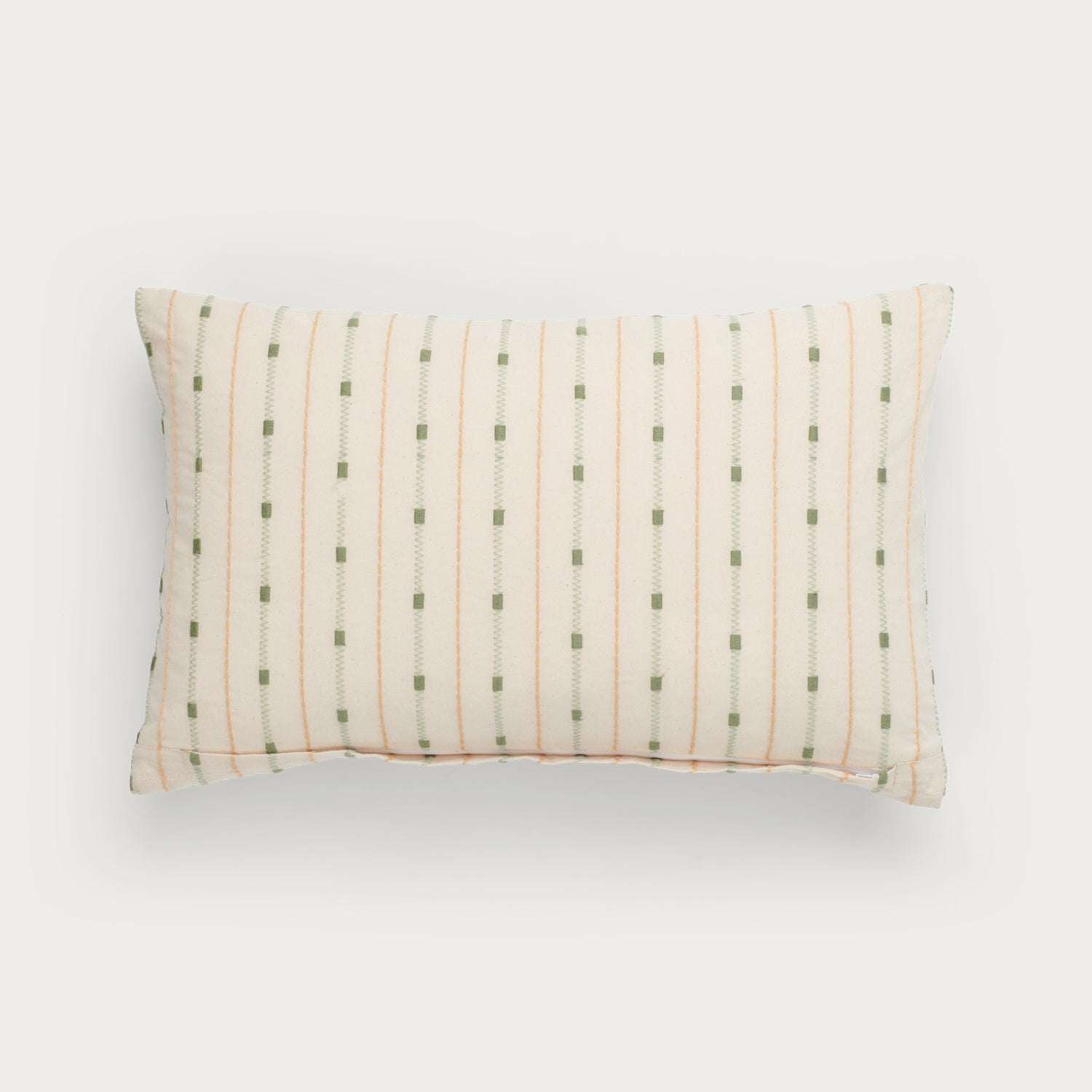 Neptune Cushions Frida Embroidered Bolster Cushion, Green