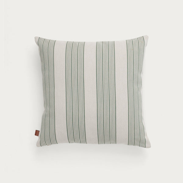 Neptune Cushions Wide Stripe Square Outdoor Cushion, Green