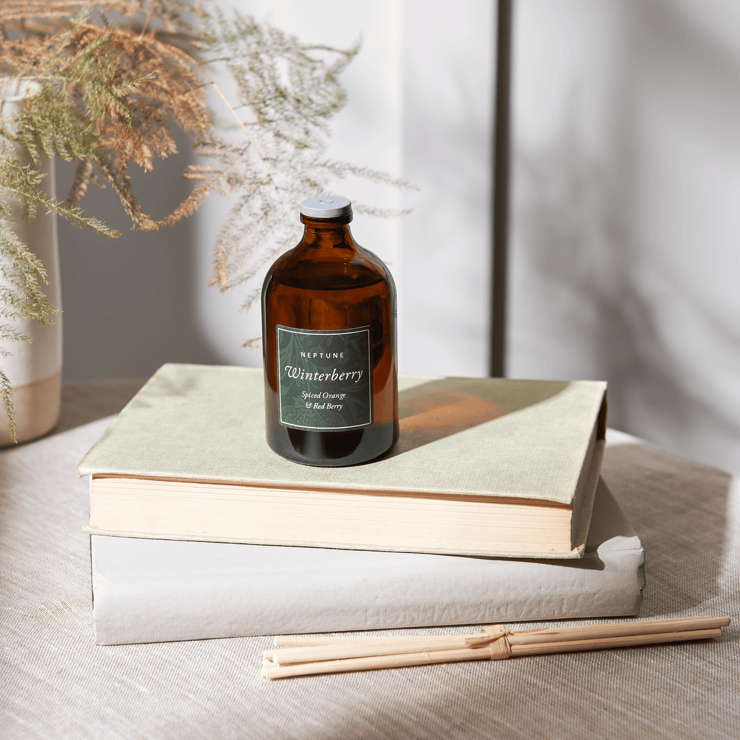 Winterberry Reed Diffuser, Spiced Orange & Red Berry – Neptune