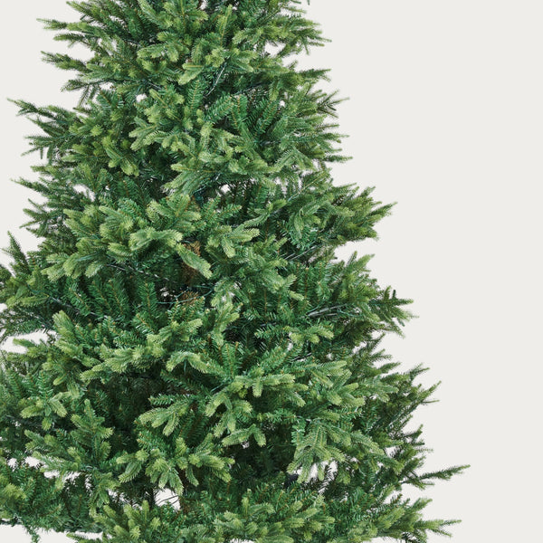 Nostalgic 7ft Pre-lit Christmas Tree Set with Decorations