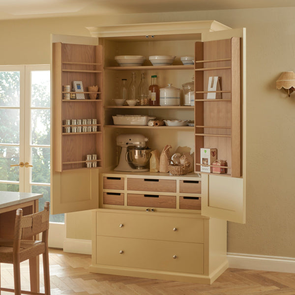 Neptune Full Height Cabinets 0 paint service Suffolk Freestanding Double Kitchen Larder, Painted