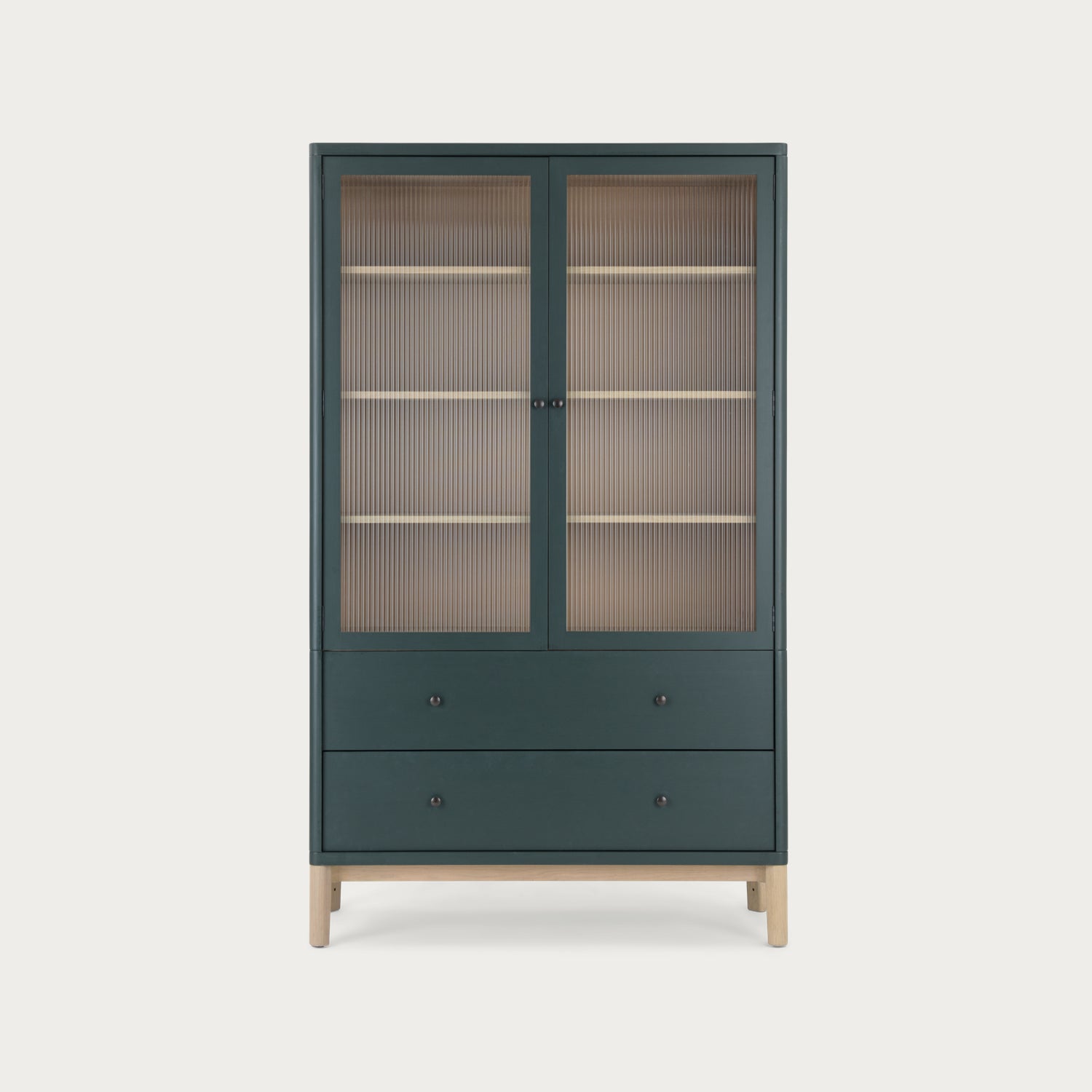 Neptune Full Height Cabinets Default Farlow Freestanding Double Kitchen Larder, Constable Green