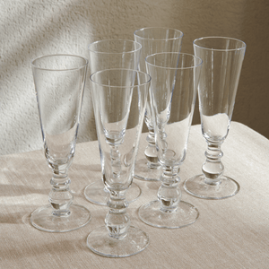 Greenwich Champagne Flutes, Set of 6