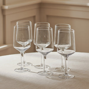 Hoxton Red Wine Glasses, Set of 6