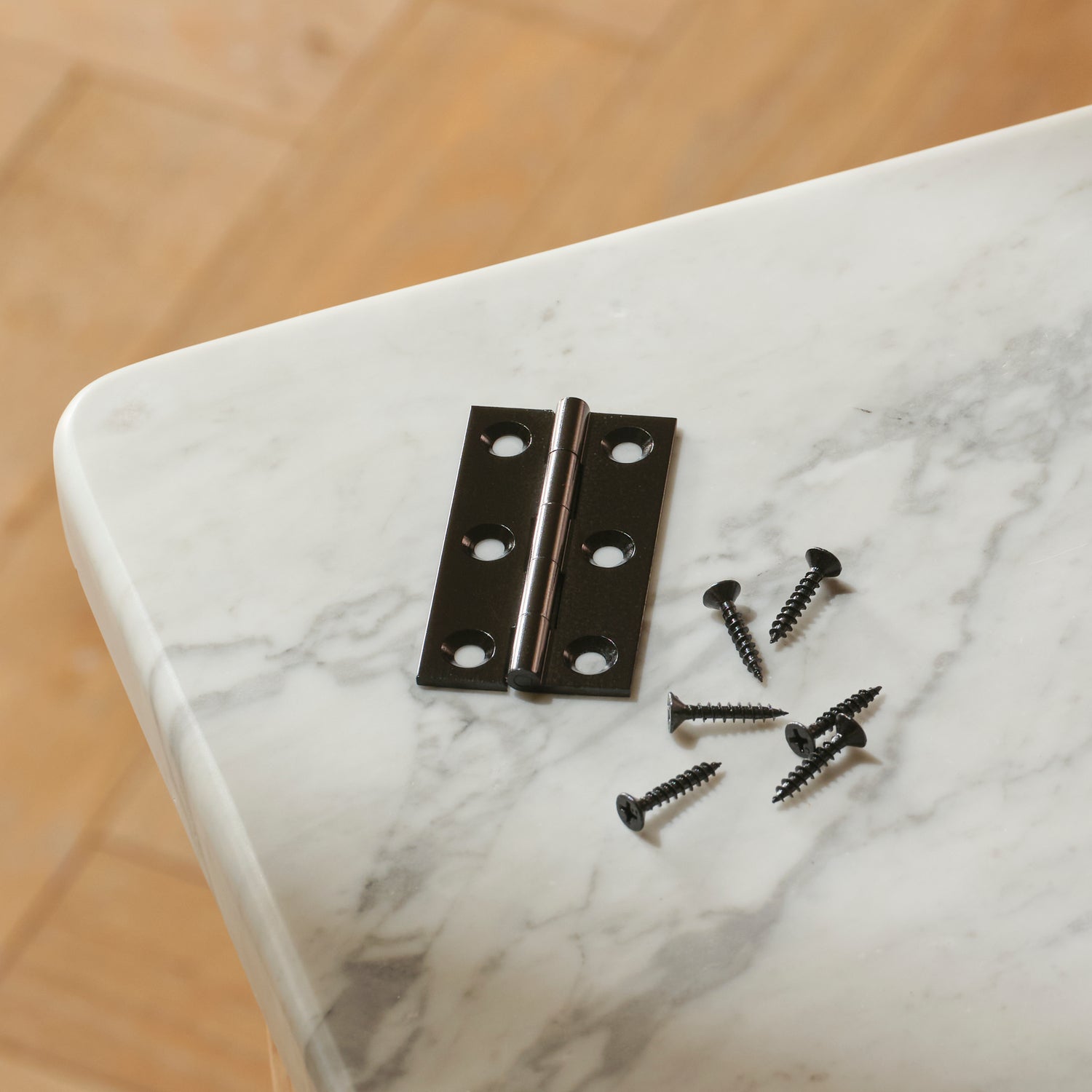 Neptune Handles & Hardware Black Bronze Lennon Hinge, Set of 2