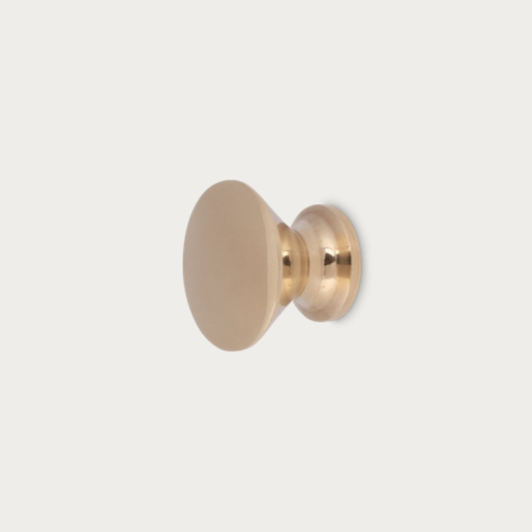 Britten Medium Button Knob, Set of 2 – Neptune