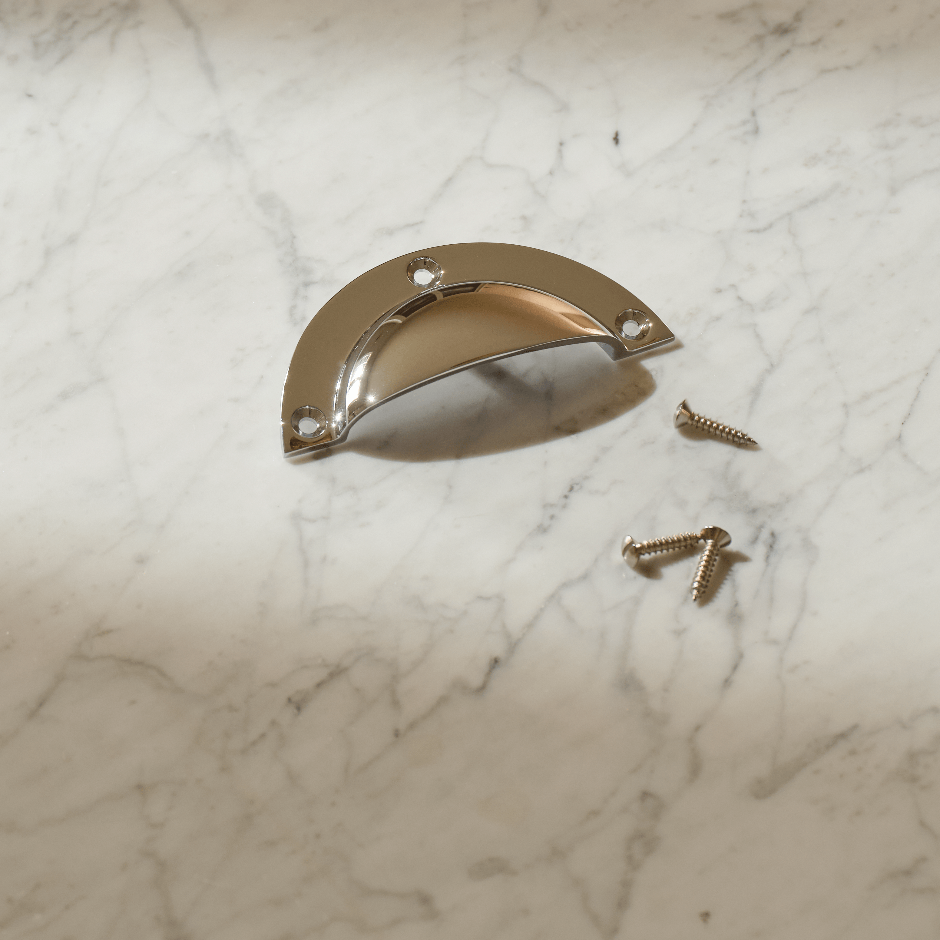 Neptune Handles & Hardware Chrome Barlow Cup Handle, Set of 2