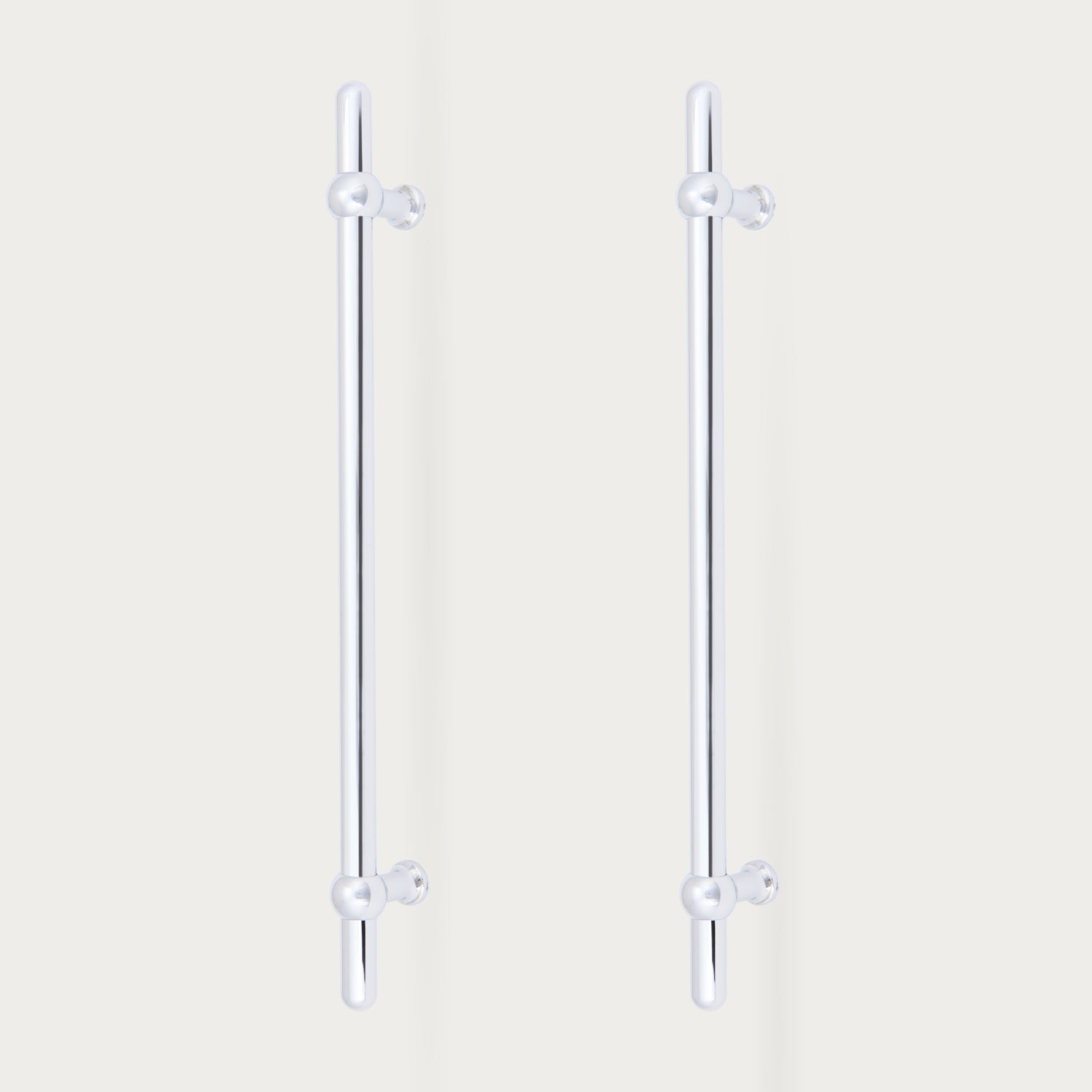 Neptune Handles & Hardware Chrome Oscott Large Bar Handle, Set of 2