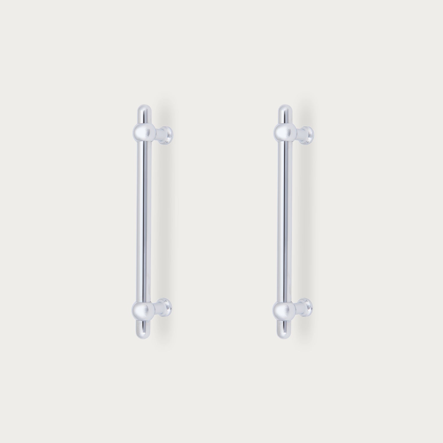 Neptune Handles & Hardware Chrome Oscott Medium Bar Handle, Set of 2