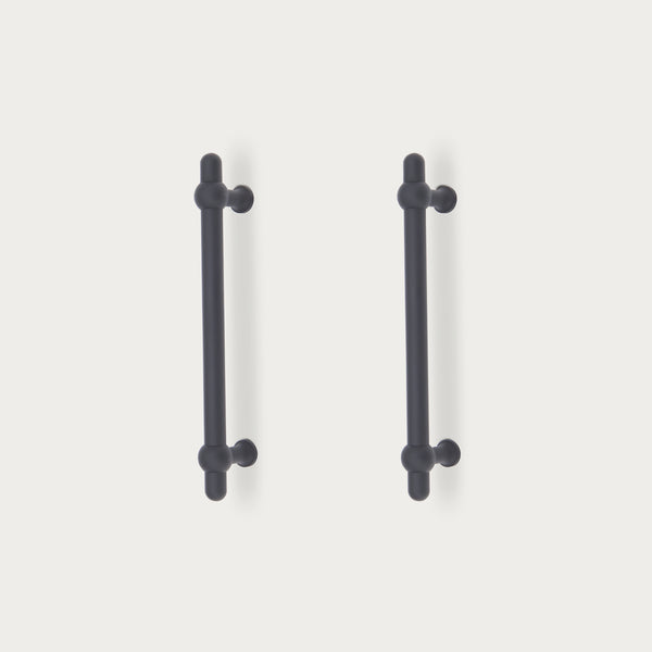 Neptune Handles & Hardware Matt Black Bronze Oscott Medium Bar Handle, Set of 2