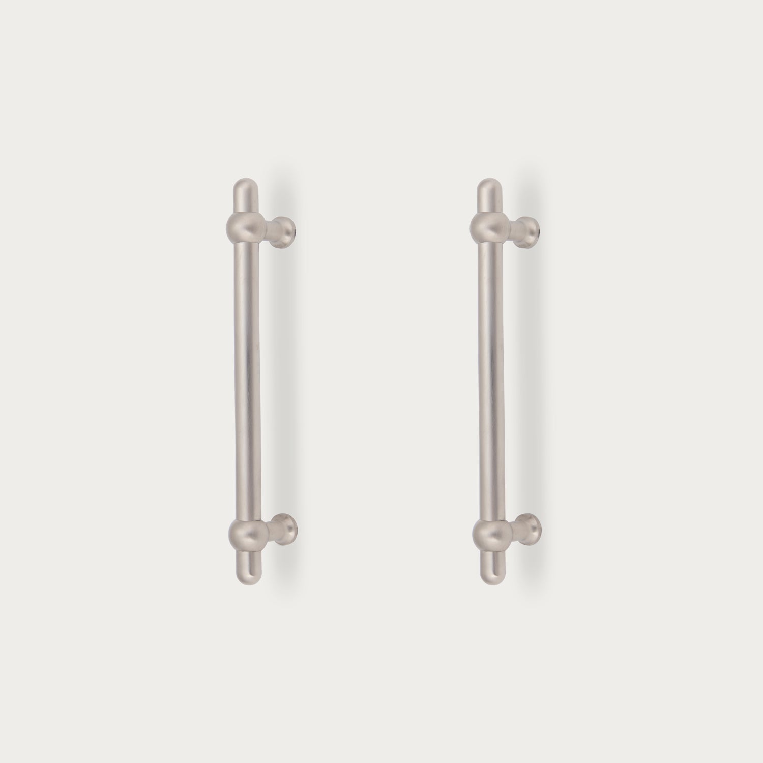 Neptune Handles & Hardware Satin Nickel Oscott Medium Bar Handle, Set of 2
