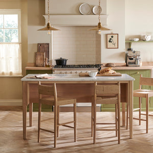 Borough Freestanding Kitchen Island Natural Oak – Neptune