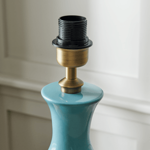 Dalston Table Lamp, Aqua Blue