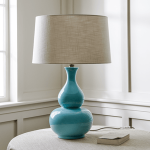 Dalston Table Lamp, Aqua Blue