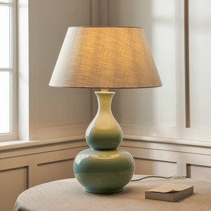 Dalston Table Lamp, Aqua Blue