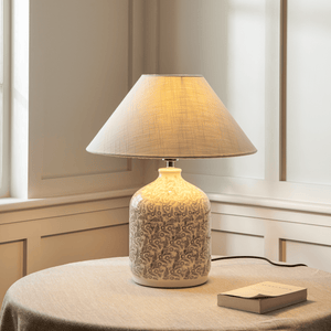 Olney Table Lamp, Walnut