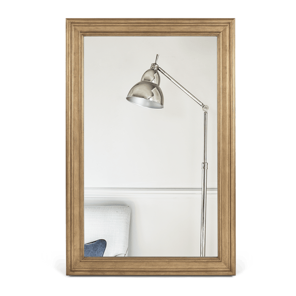 Neptune Mirrors Fleming Rectangular Gilt Mirror