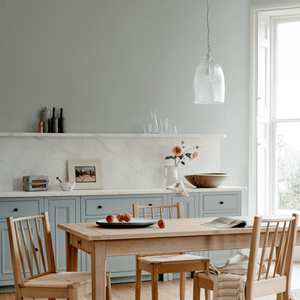 Neptune Pendant & Ceiling Lights Nickel Shaftesbury Ribbed Pendant, Medium