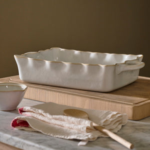 Bramley Stoneware Baking Dish, White – Neptune
