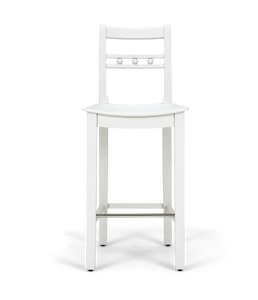 Suffolk High Back Bar Stool, Painted