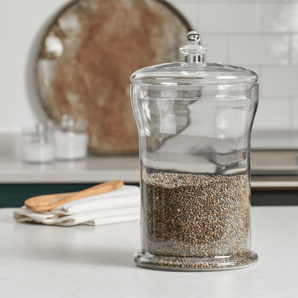 Neptune Accessories_Tabletop_Kitchen access default Belmont Glass Storage Jar with Lid, Large