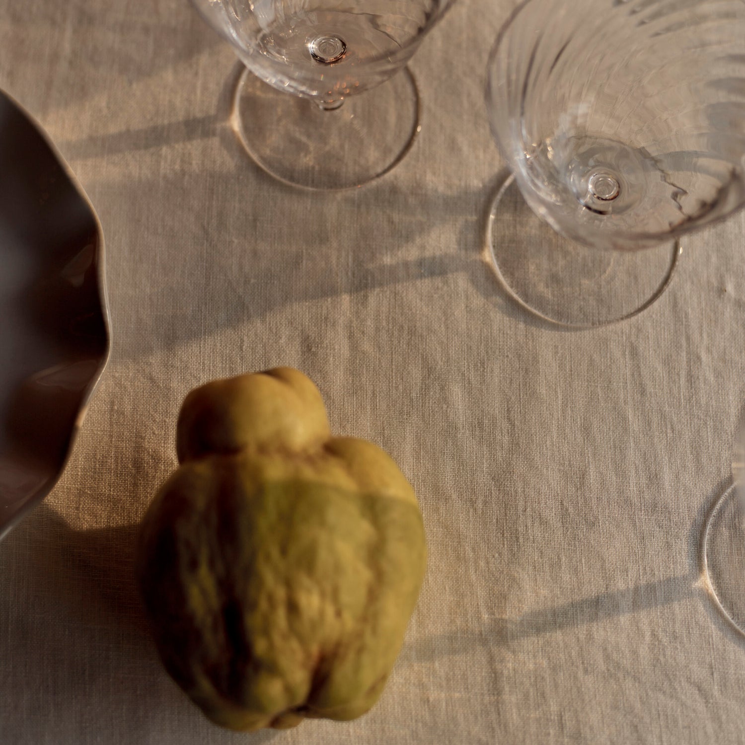 Neptune Table Linen & Accessories Emily Linen Tablecloth