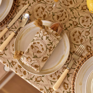 Neptune Table Linen & Accessories Fife Cotton Linen Napkins, Set of 4