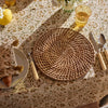 Neptune Tabletop Accessories Ashbourne Rattan Round Placemats, Set of 4