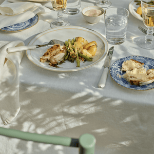 Neptune Tabletop Reactive white Clovelly Dinner Plate, Set of 6