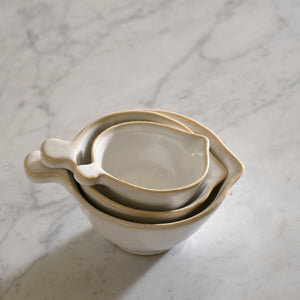 Neptune Tabletop Bramley Stoneware Pouring Cups, White