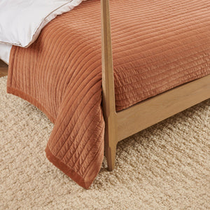 Neptune Throws Adeline Velvet Bedspread