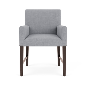 Shoreditch Carver Chair, Chloe Ash with Darkened Oak Legs