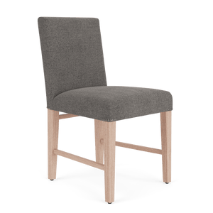 Shoreditch Chair, Elliot Granite with Pale Oak Legs, Set of 2