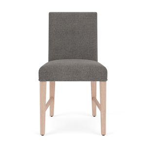 Shoreditch Chair, Elliot Granite with Pale Oak Legs, Set of 2