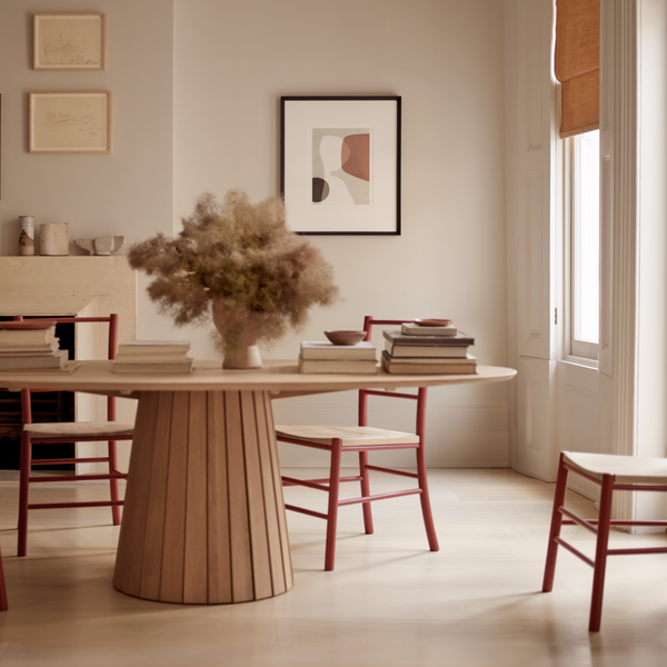 Neptune Wall Art Burnham Red I Abstract Scene, Burnham Red