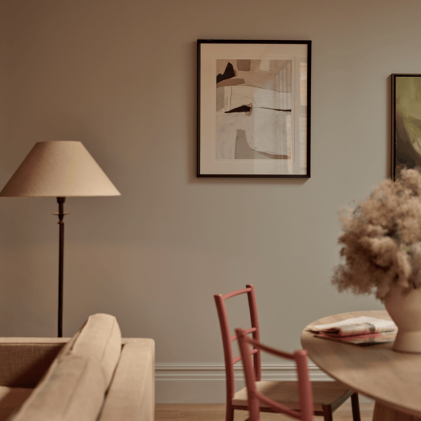 Neptune Wall Art Potter's Pink I Abstract Scene, Potters Pink