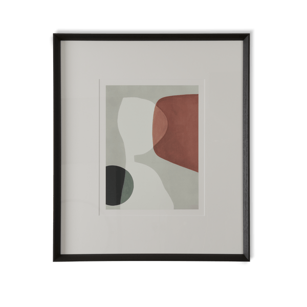 Neptune Wall Art Abstract Scene, Burnham Red