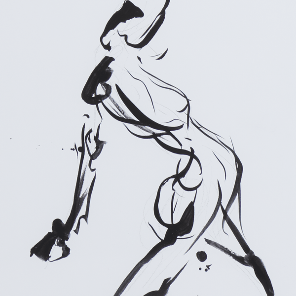 Neptune Wall Art Sketch Dancer