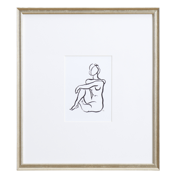 Neptune Wall Art III Sketch Seated