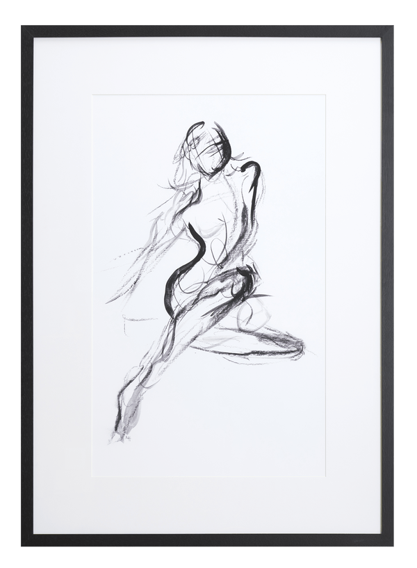 Neptune Wall Art Sketch Seated, V