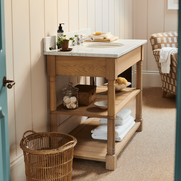 Neptune Washstands 1000mm Edinburgh Undermount Open Washstand