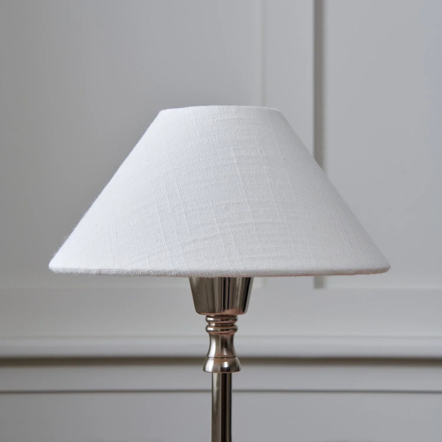 Neptune Accessories_Lighting_Lighting accessories Oliver Linen Coolie Lampshade, Warm White