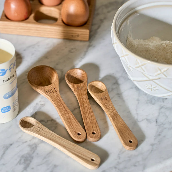 Neptune Accessories_Tabletop_Kitchen access default Orford Wooden Measuring Spoons, Set of 4