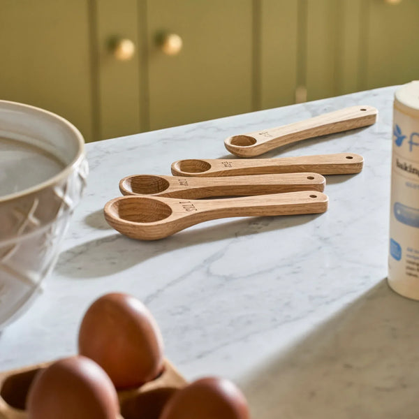 Neptune Accessories_Tabletop_Kitchen access default Orford Wooden Measuring Spoons, Set of 4