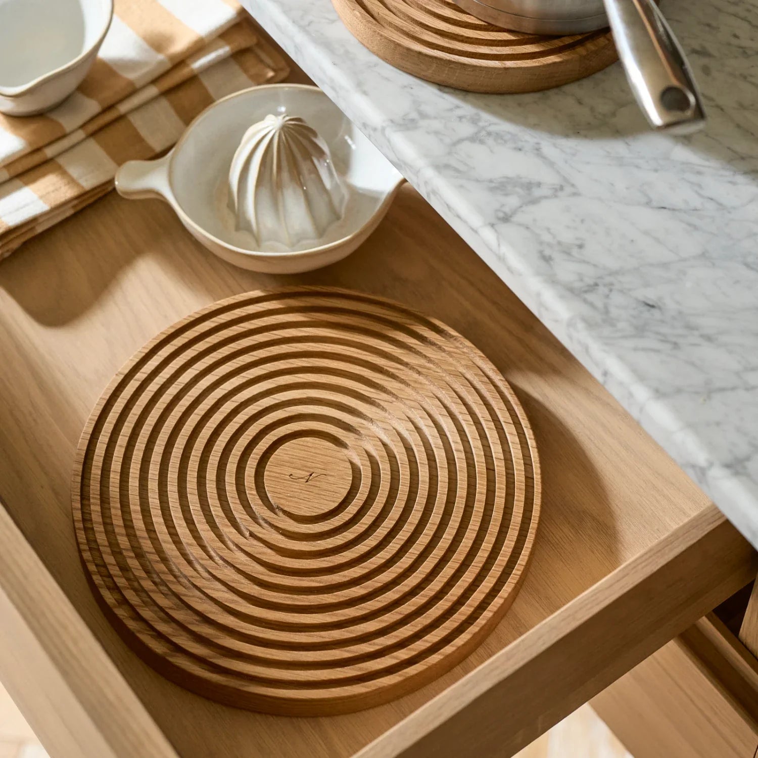 Neptune Accessories_Tabletop_Kitchen access Orford Wooden Trivet